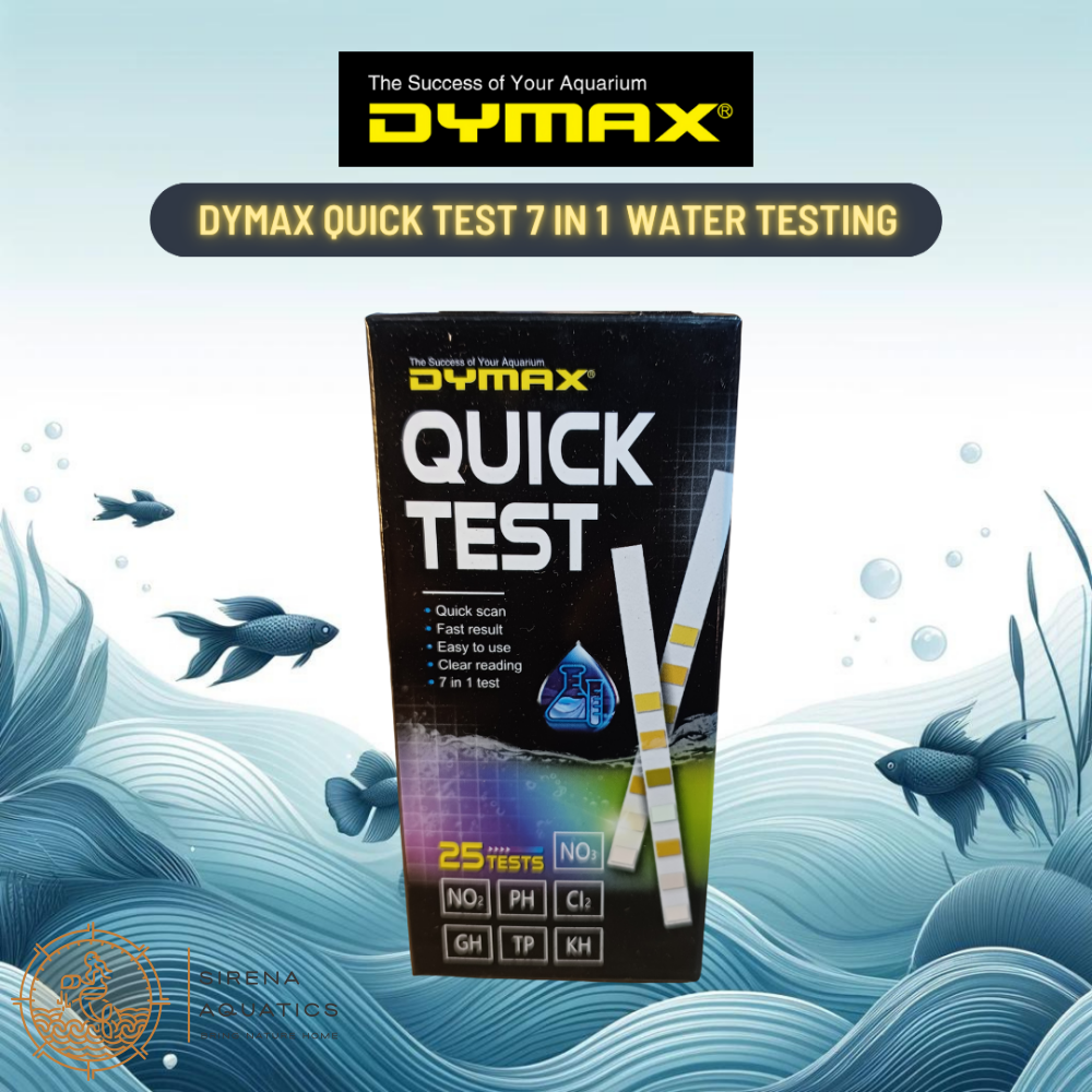 Dymax Quick Test (25 Tests) - 7-In-1 Comprehensive Water Quality Testing For Aquariums Aquarium