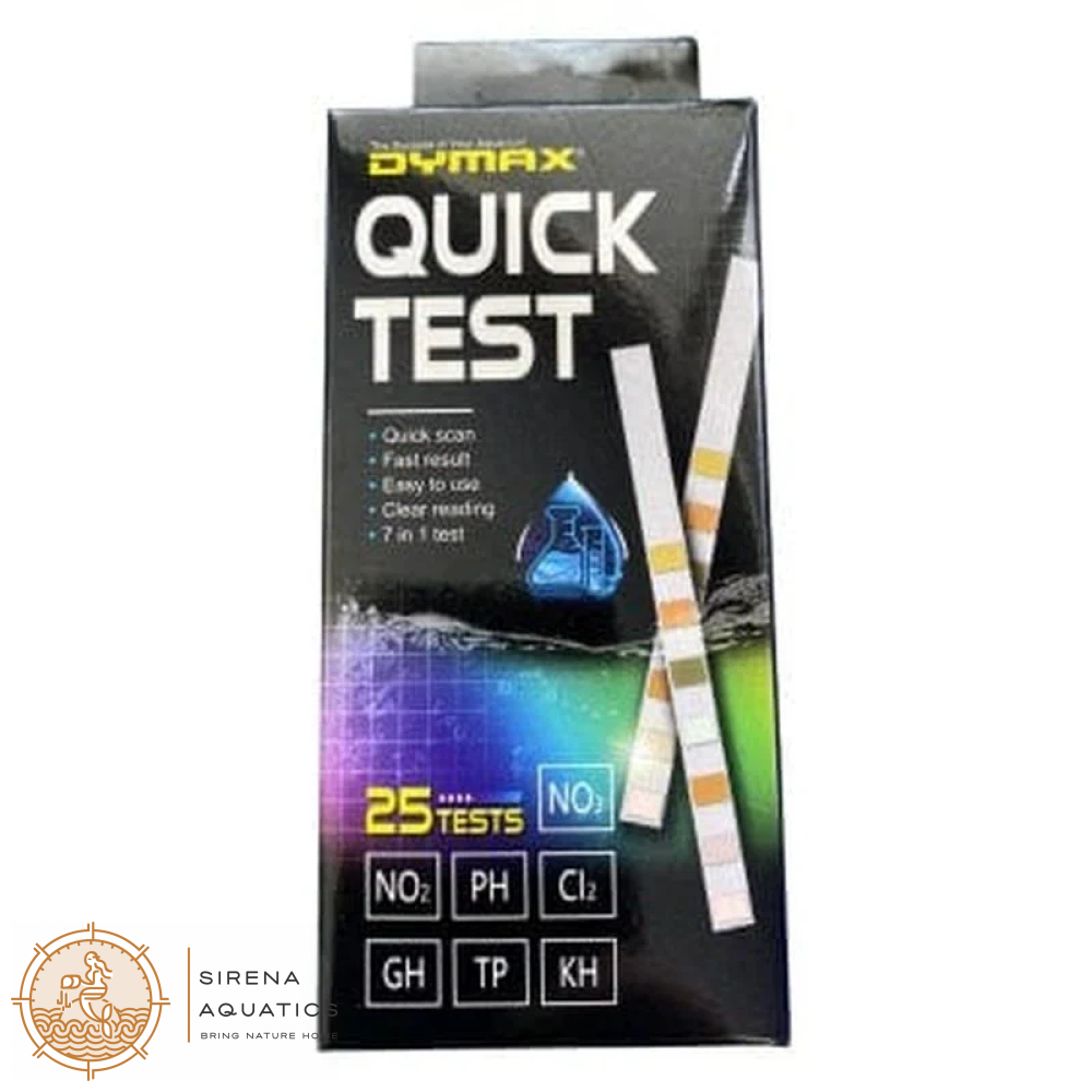 Dymax Quick Test (25 Tests) - 7-In-1 Comprehensive Water Quality Testing For Aquariums Aquarium