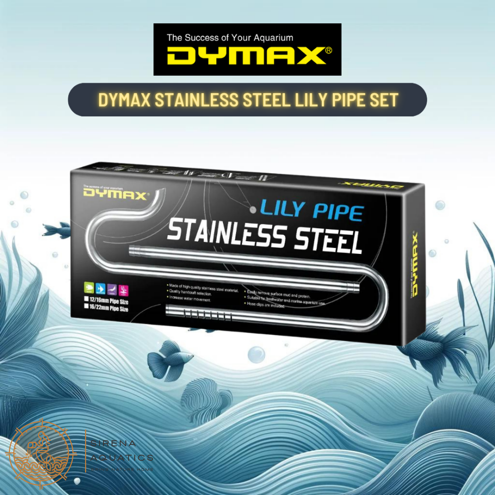 Dymax Stainless Steel Lily Pipe Set Dia. 12/16Mm - For Sophisticated Planted Tanks Aquascaping