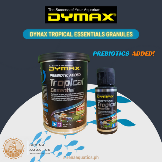 Dymax Tropical Essential (Granules) - High Protein Food Prebiotic Diet For Small Fish