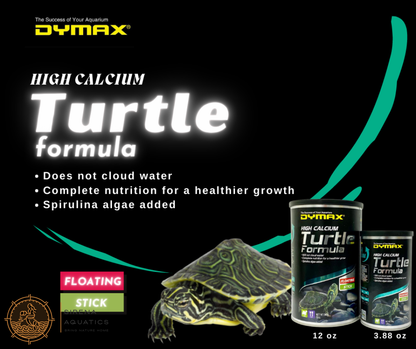 Dymax Turtle Formula 110G - Balanced Nutrition For Healthy Turtles Fish Food