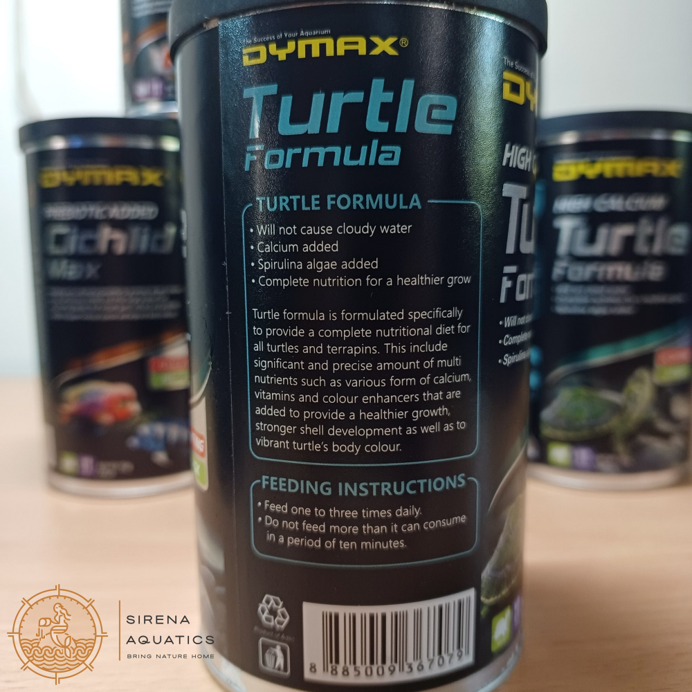 Dymax Turtle Formula 110G - Balanced Nutrition For Healthy Turtles Fish Food