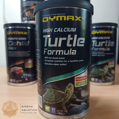 Dymax Turtle Formula 110G - Balanced Nutrition For Healthy Turtles Fish Food