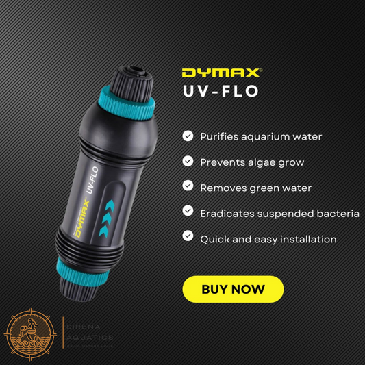 Dymax Uv-Flo 5W (12/16Mm) - Efficient Uv Sterilizer For Aquariums Aquarium Filters