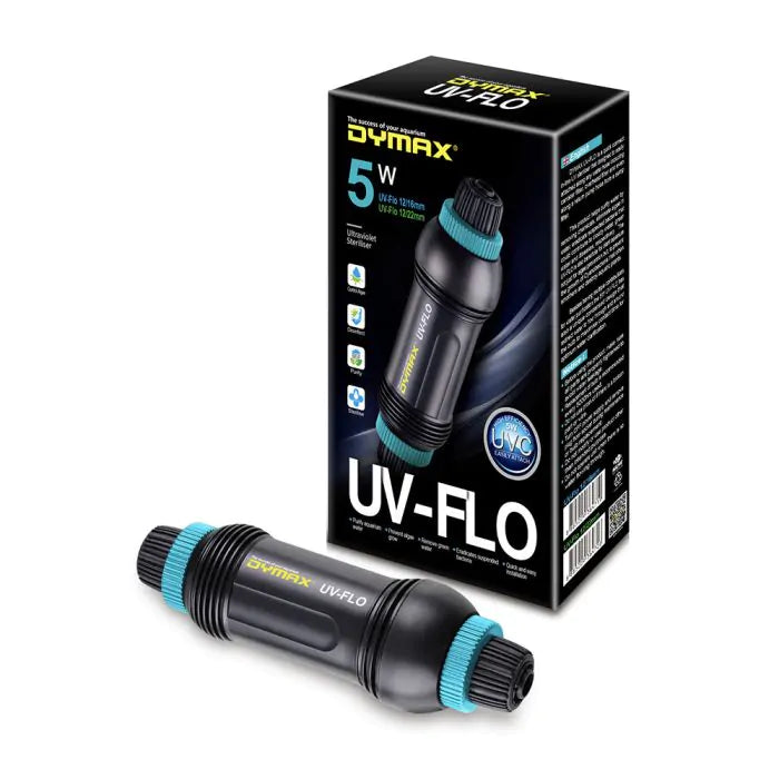 Dymax Uv-Flo 5W (12/16Mm) - Efficient Uv Sterilizer For Aquariums Aquarium Filters