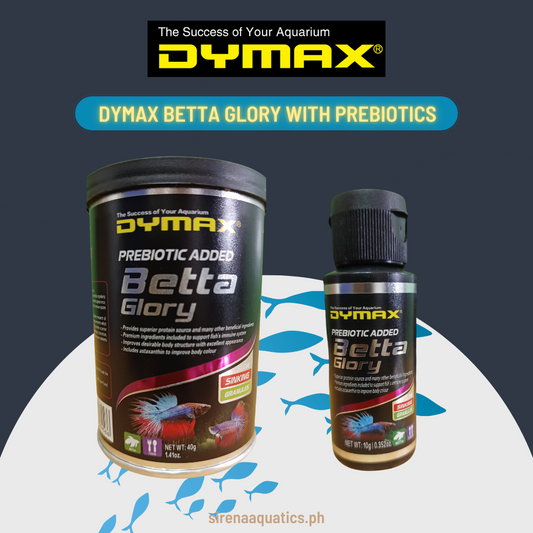 Dymax Betta Glory - Nutrient-Enriched Sinking Granules for Color & Vitality Enhancement