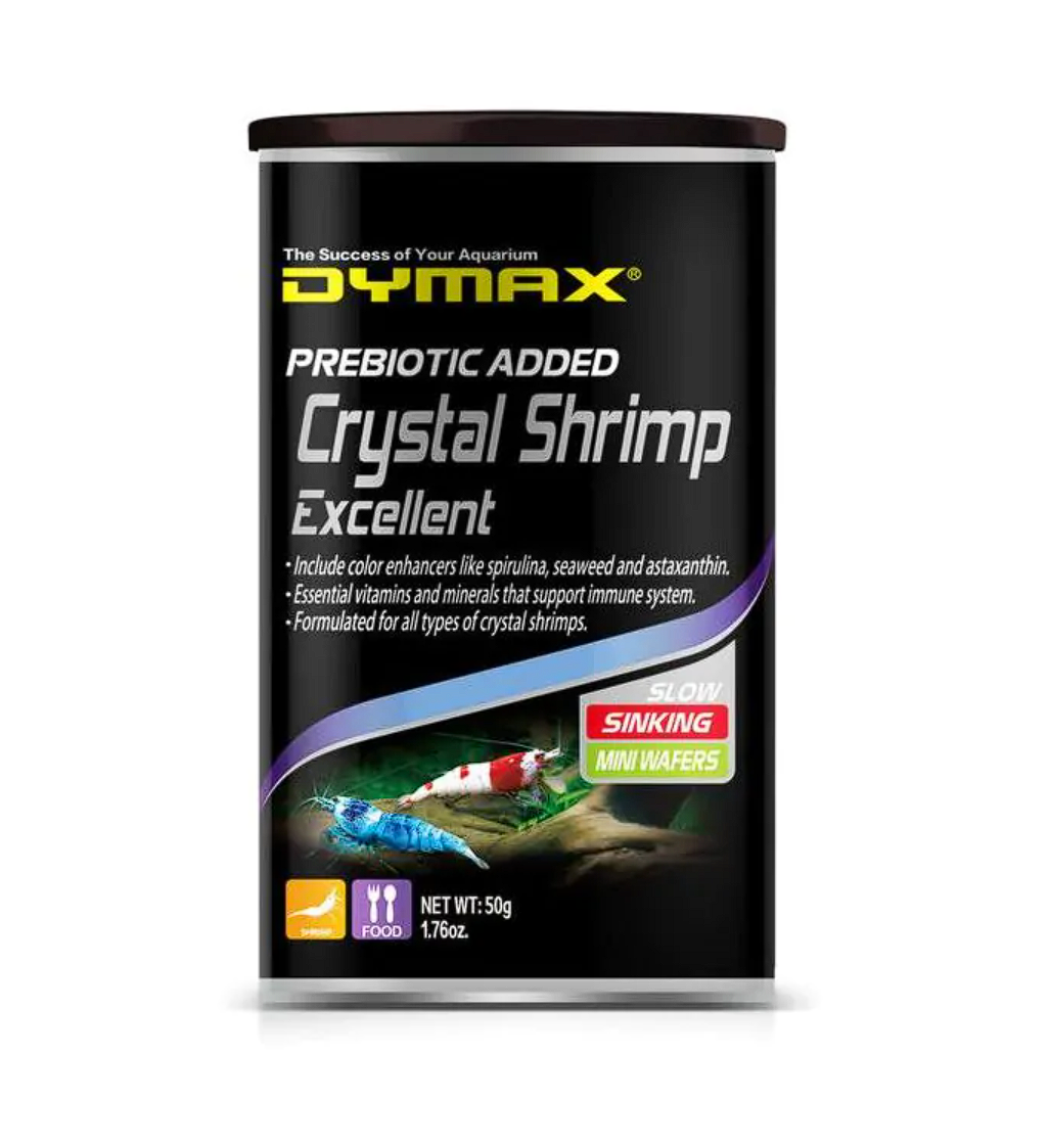 Dymax Crystal Shrimp Excellent Sinking Wafers With Color Enhancements And Essential Vitamins 50G