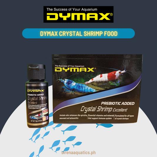 Dymax Crystal Shrimp Excellent Sinking Wafers With Color Enhancements And Essential Vitamins (10G)