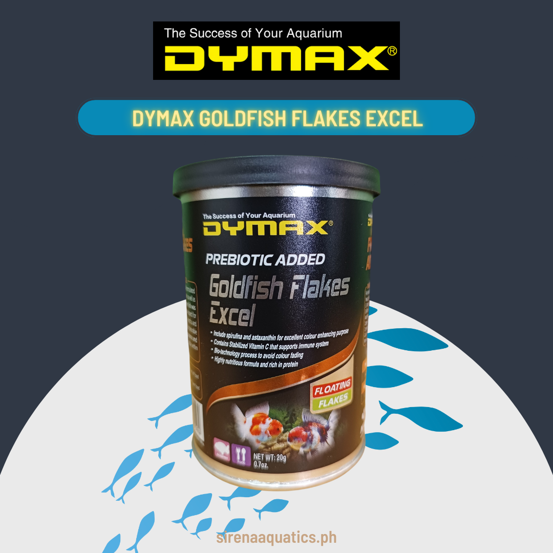 Dymax Goldfish Excel Flakes Premium Food With Spirulina And Astaxanthin Great For Breeding Oranda