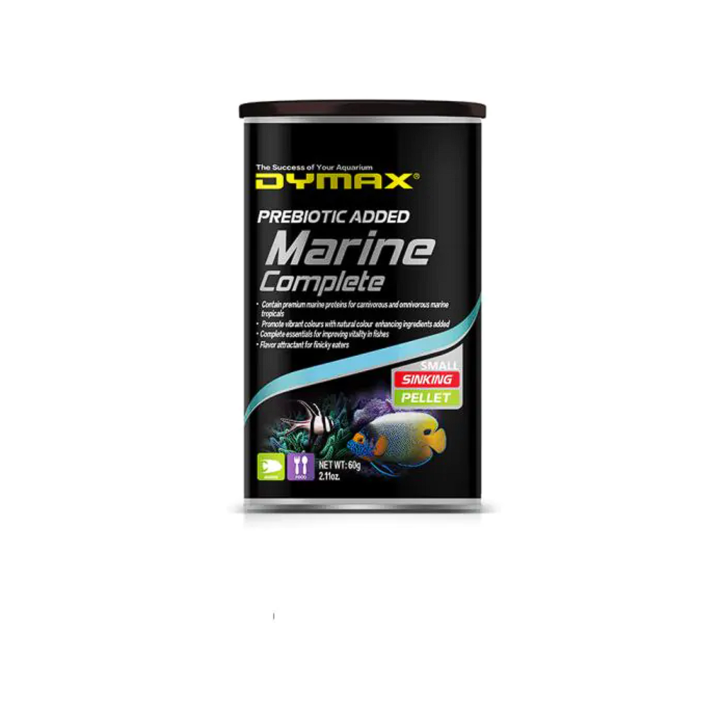 Dymax Marine Complete Pellet Fish Food (60G) - Premium Nutrition For Saltwater Fish!