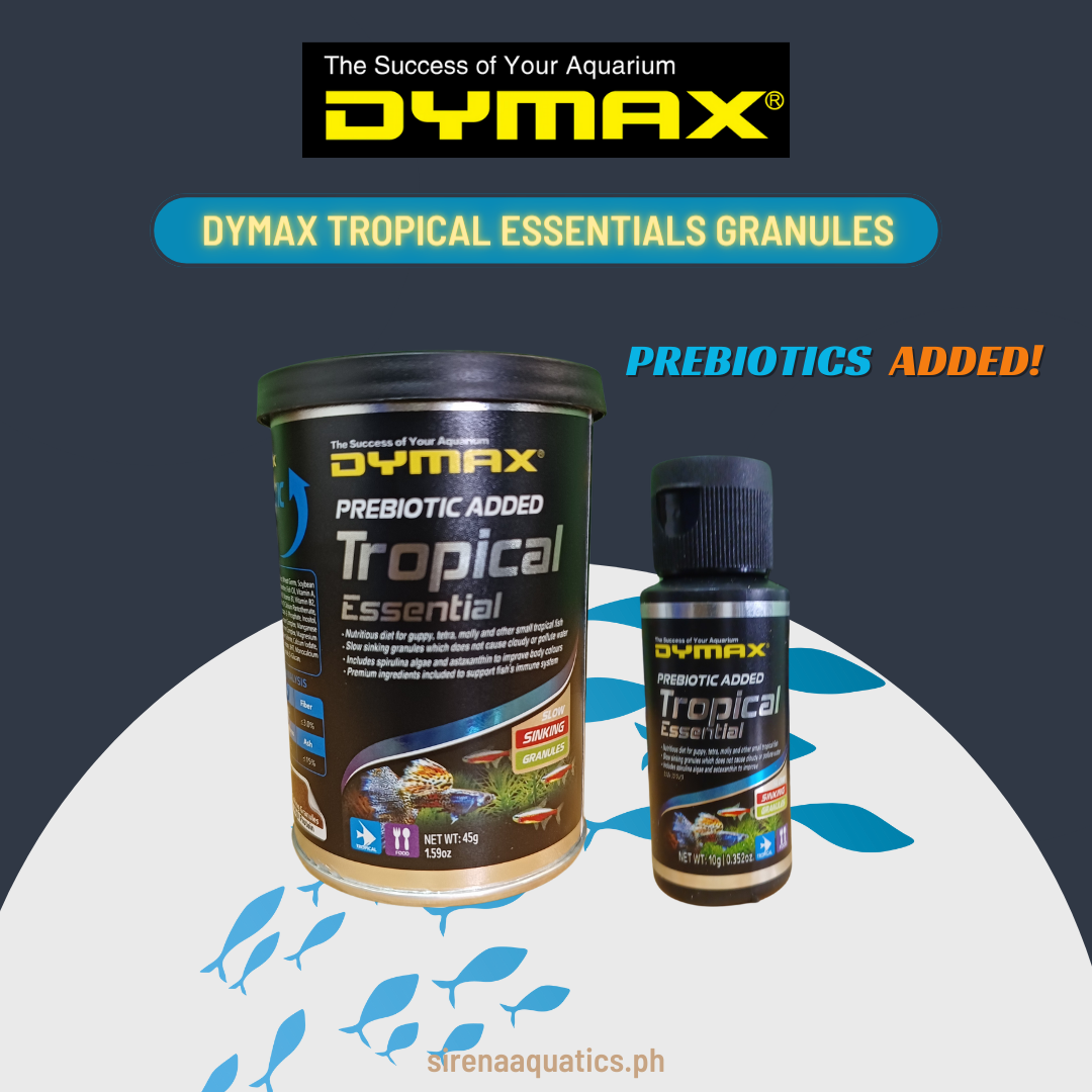 Dymax Tropical Essential (Granules) - High Protein Food Prebiotic Diet For Small Fish