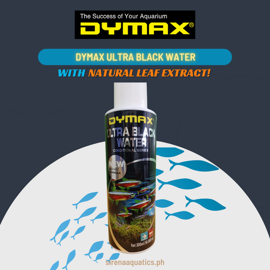 Dymax Ultra Black Water Conditioner - Enriched with Natural Leaf Extract for Aquatic Health & Vitality (300ml)