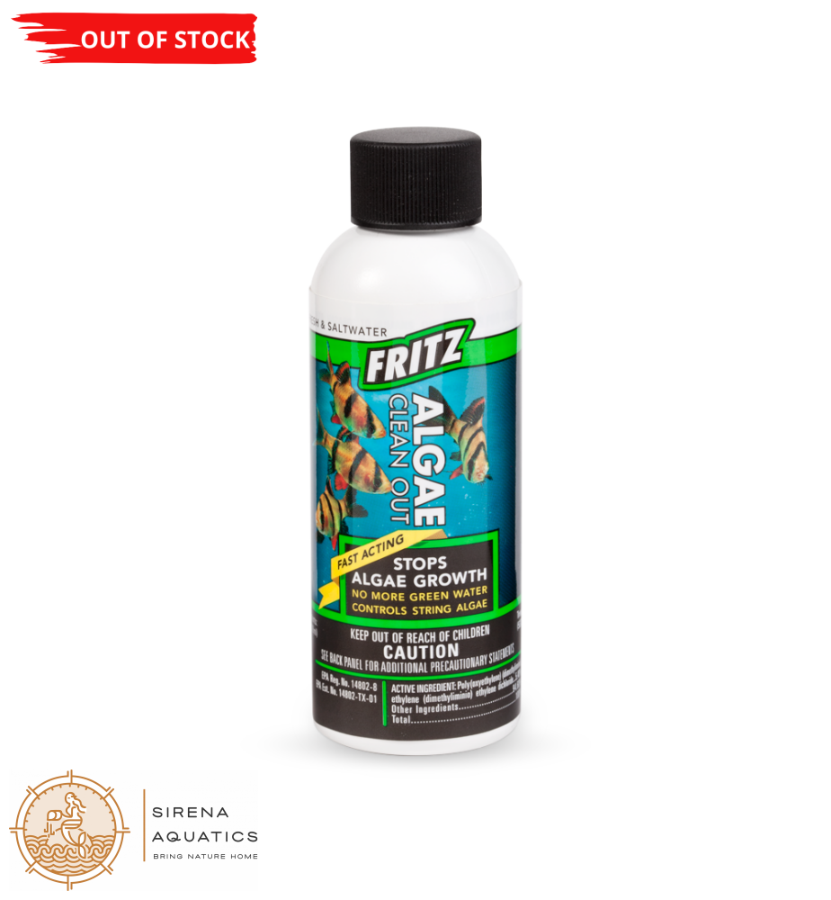 Fritz Algae Clean Out - Powerful Algaecide For Freshwater & Saltwater Aquariums! Water Additives