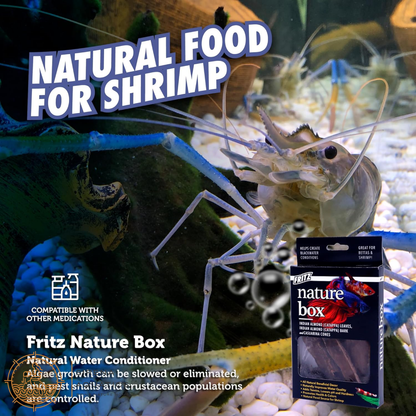 Fritz Nature Box - Natural Habitat Enhancer For Healthy Vibrant Aquarium Fish! Water Additives