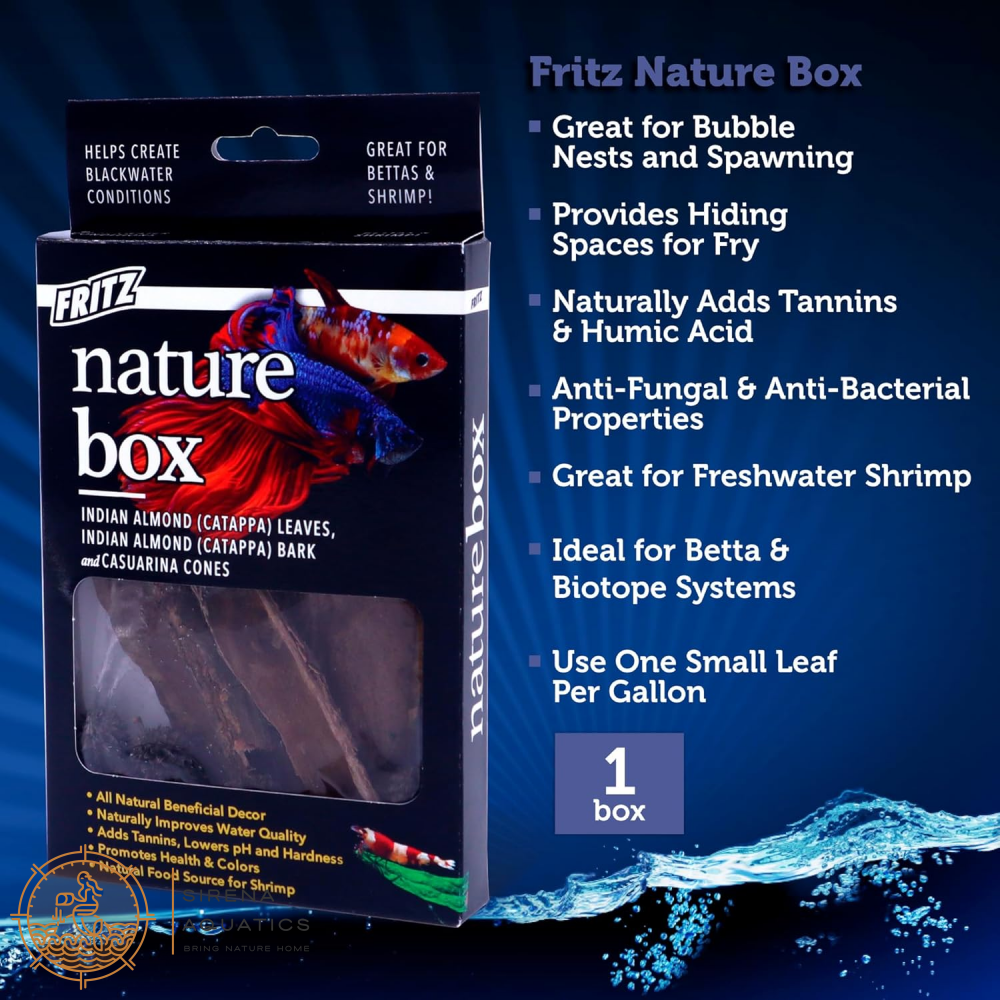 Fritz Nature Box - Natural Habitat Enhancer For Healthy Vibrant Aquarium Fish! Water Additives