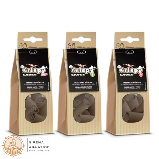 GlasGarten Crispy Caves - Edible caves for shrimp crayfish snails sucker catfish in aquarium