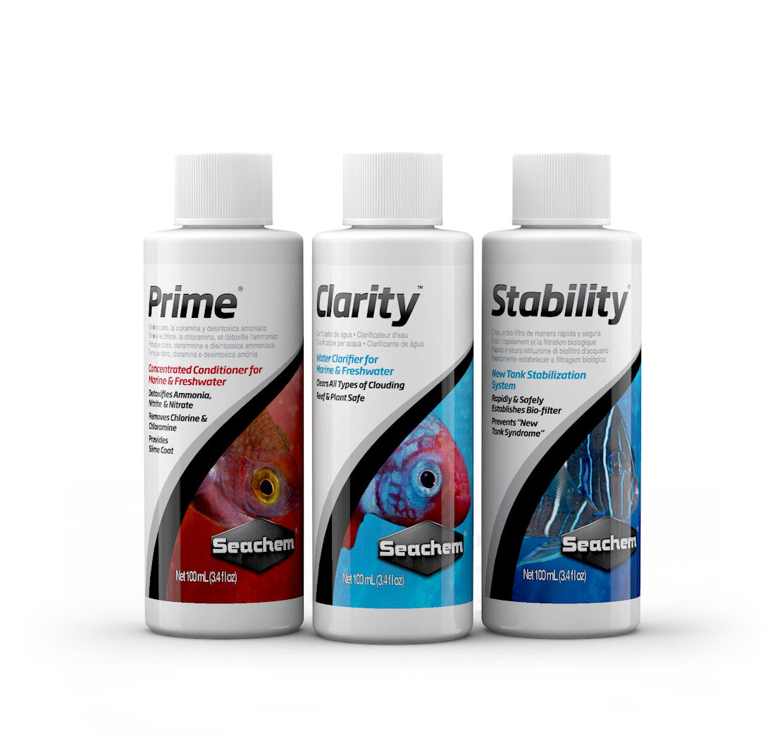 Seachem Head Start Water Conditioning 3 - Pack Additives