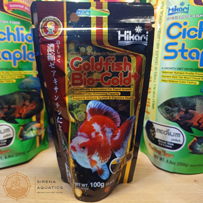 Hikari Goldfish Biogold Plus: Premium Fancy Food For Enhanced Color And Health Floating - 100G Fish