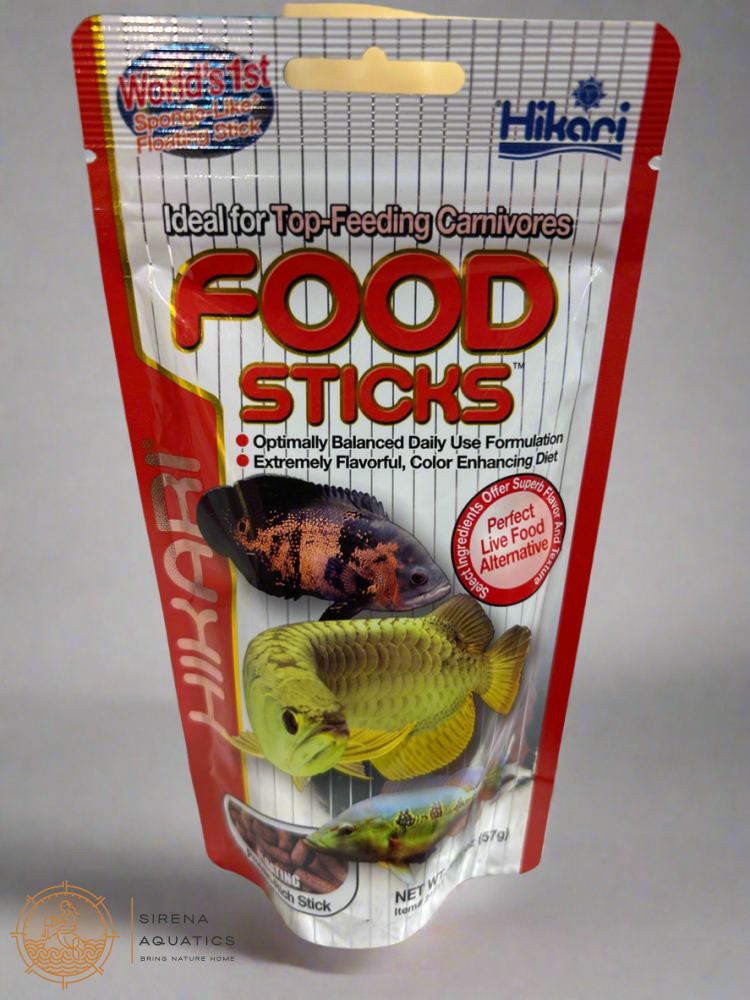 Hikari Tropical Food Sticks Floating - Nutrient-Rich Diet For Vibrant Arowanas & Carnivorous Fish!