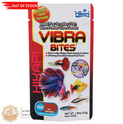 Hikari Vibra Bites Fish Nutrition For Growth And Immune System Support Baby 37G Food