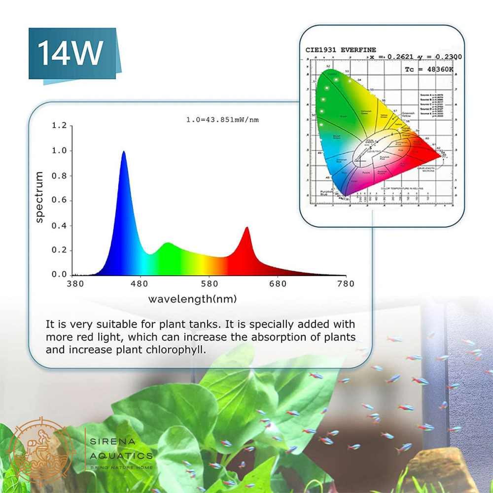 Hygger Aquascaping Planted Aquarium Clip-On Light With 24/7 Timer Lighting