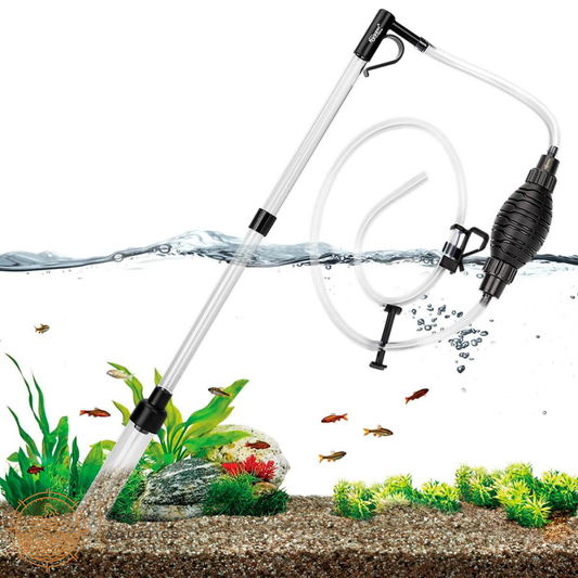 Hygger Aquarium 3-In-1 Siphon Gravel Cleaner - For Cleaning Tanks And Water Changes (Small) Supplies