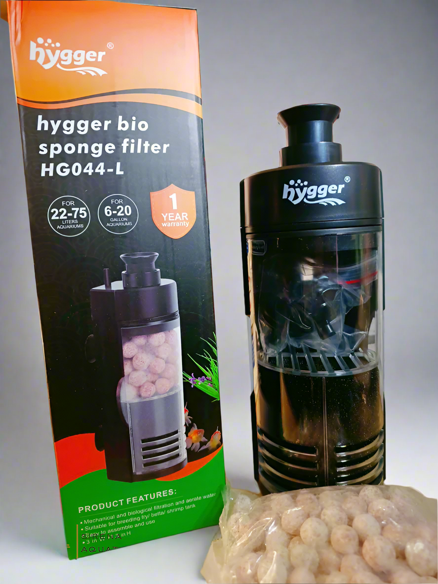 Hygger Aquarium Internal Sponge Mechanical And Biological Filter - Great For Small Fish Tanks!