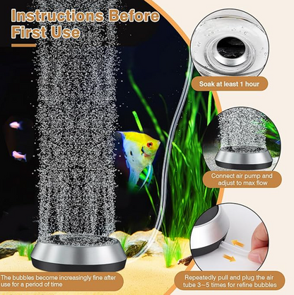 Hygger Misty Air Bubbler Kit - Elevate Your Aquarium With Quiet Operation & High Oxygenation! Pump