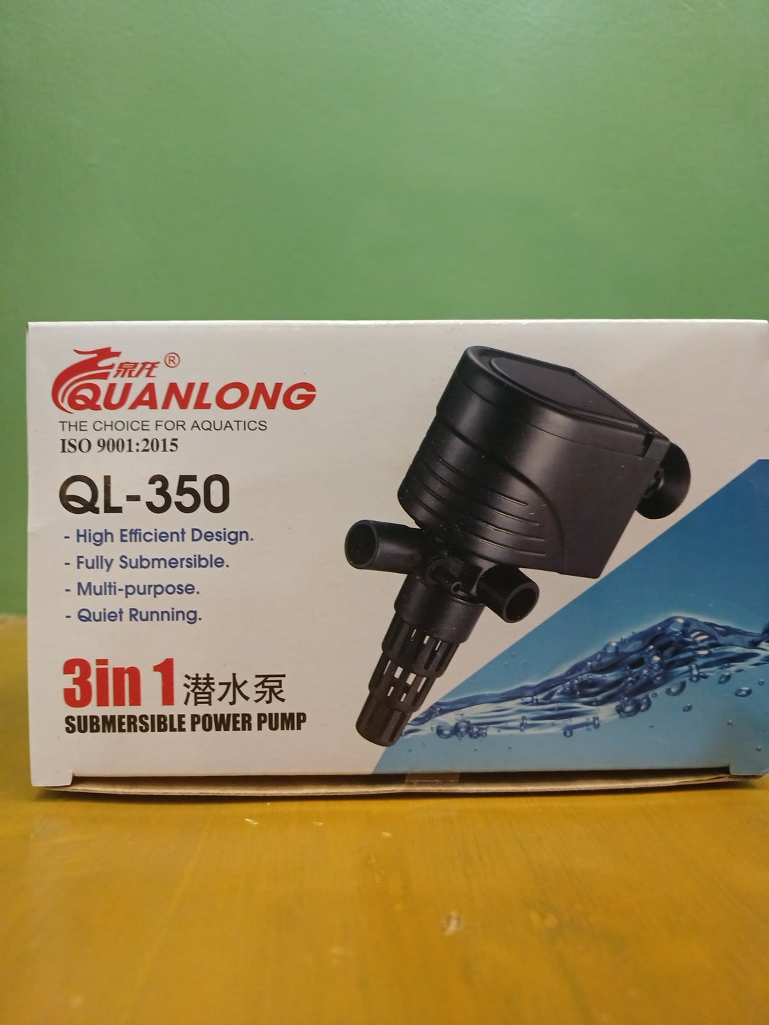 Quanlong 3 - In - 1 Submersible Aquarium Water Pump - Powerful And Versatile Ql - 350 1400 L/H