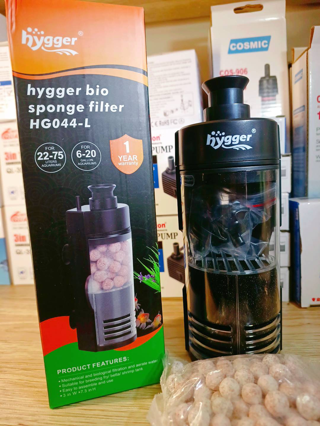 Hygger Aquarium Internal Sponge Mechanical And Biological Filter - Great For Small Fish Tanks!