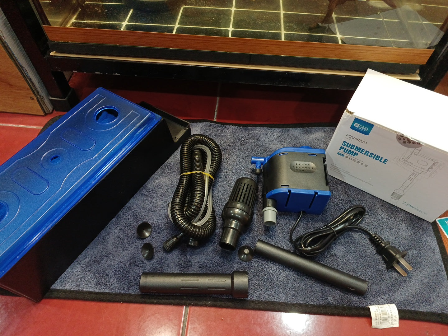 Yee 3-In-1 Top Filter With Submersible Pump And Trickle Box For Aquariums Aquarium Water