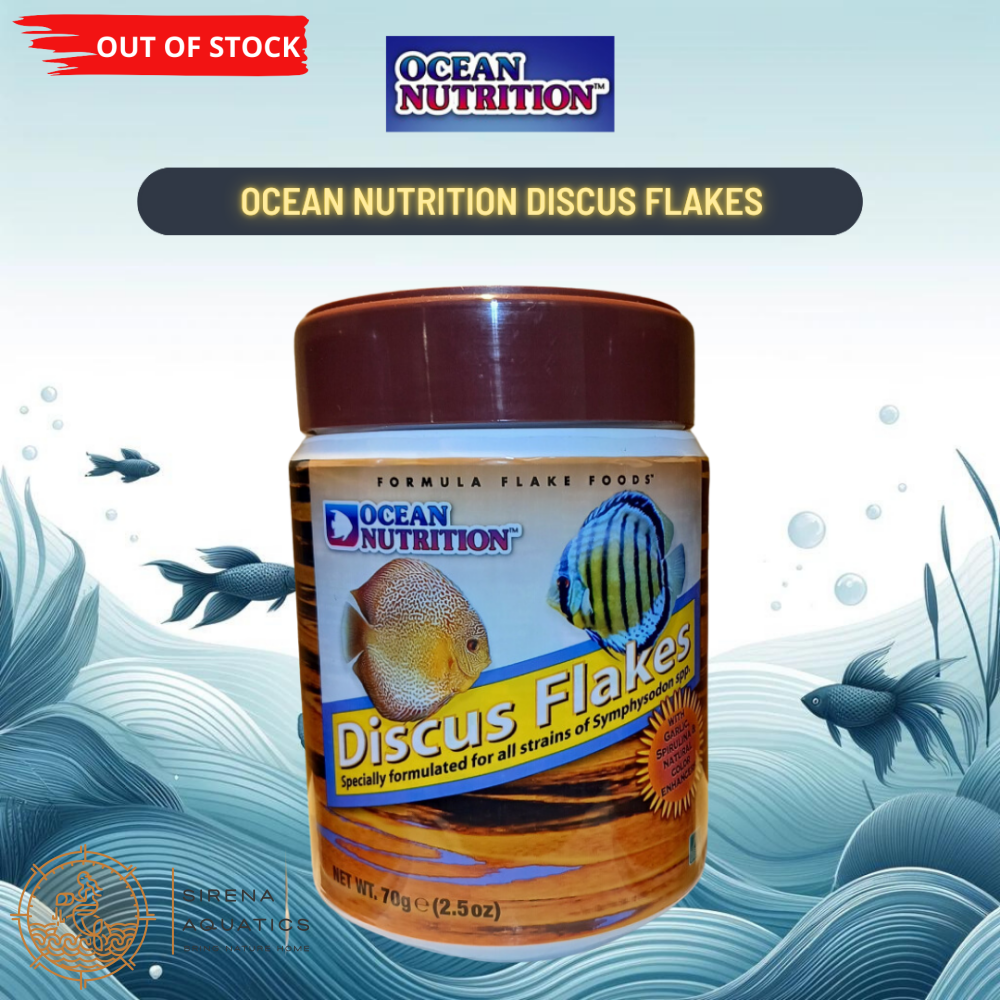 Ocean Nutrition Discus Flake - High Protein & Vitamin Boost For Coloration Health Growth Breeding
