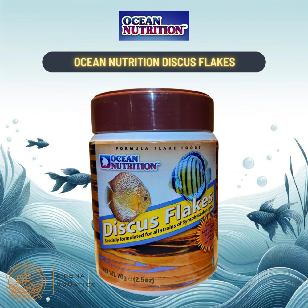 Ocean Nutrition Discus Flake - High Protein & Vitamin Boost For Coloration Health Growth Breeding