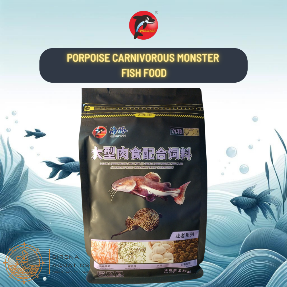 Porpoise Carnivorous Monster Fish Food Wafer Chips (1Kg)