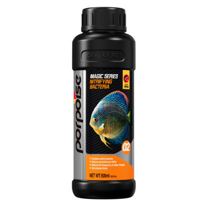 Porpoise Magic Series Water Conditioner Additives - 500Ml Nitrifying Bacteria Fish Food