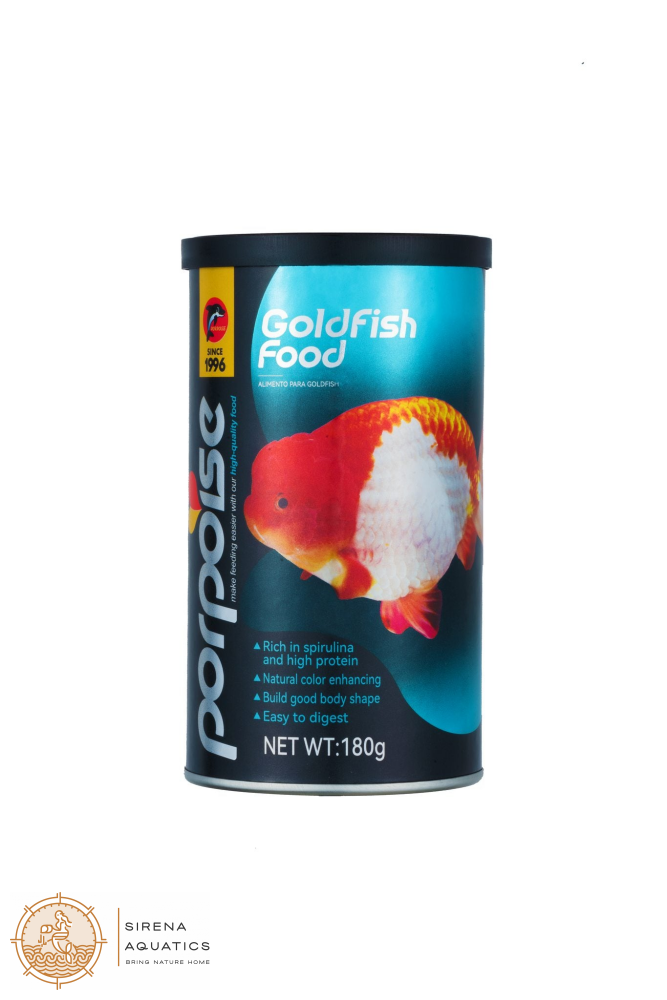 Porpoise Premium Goldfish Food For Ranchus Orandas Etc. For Healthy Digestion (180G) Fish