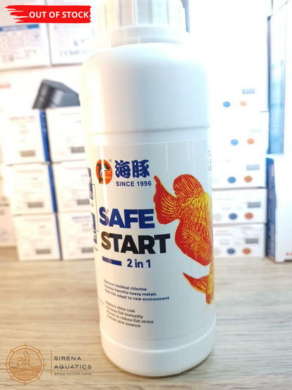 Porpoise Safe Start - Ultimate Aquarium Water Conditioner For Healthy Fish Transition 1 Liter