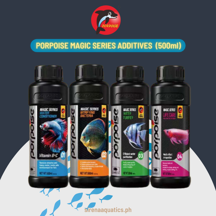 Porpoise Magic Series Water Conditioner Additives - 500ml – Sirena Aquatics