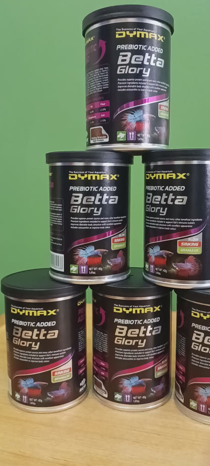 Dymax Betta Glory - Nutrient-Enriched Sinking Granules for Color & Vitality Enhancement