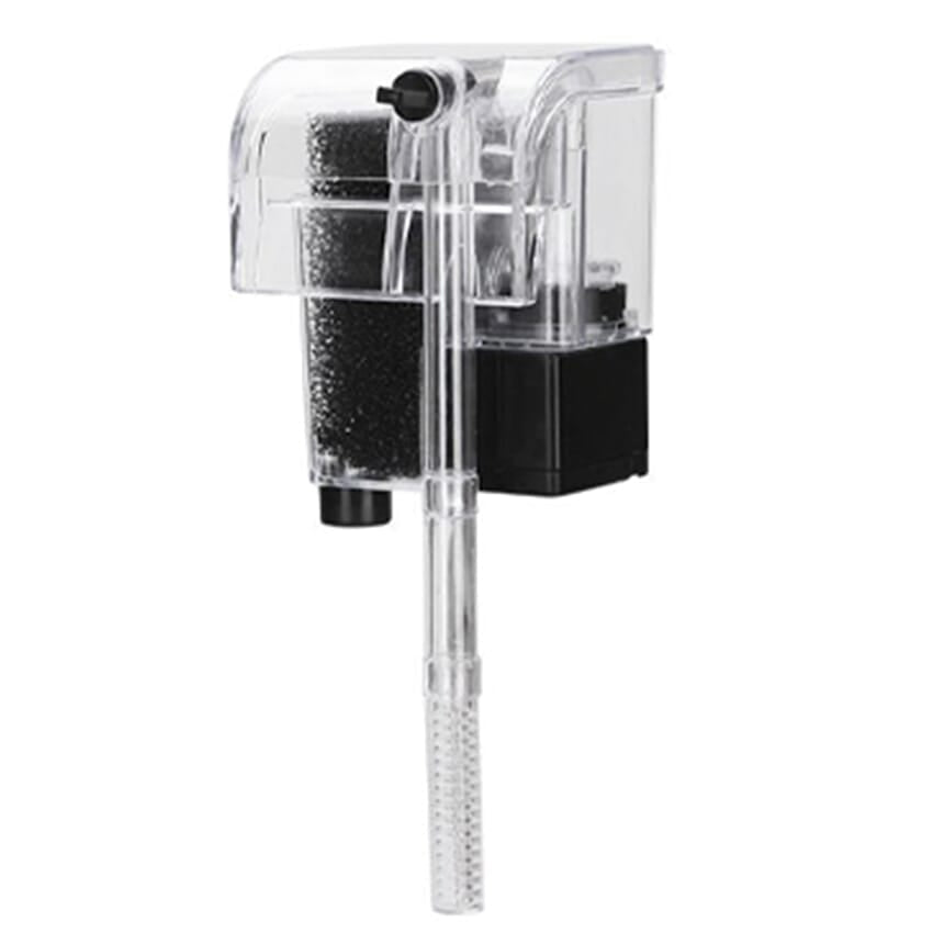 Quanlong Mini Hang-On Filter 3.5W 380L/H - For Crystal Clear Nano Tanks (Ql-609) Filters And Media