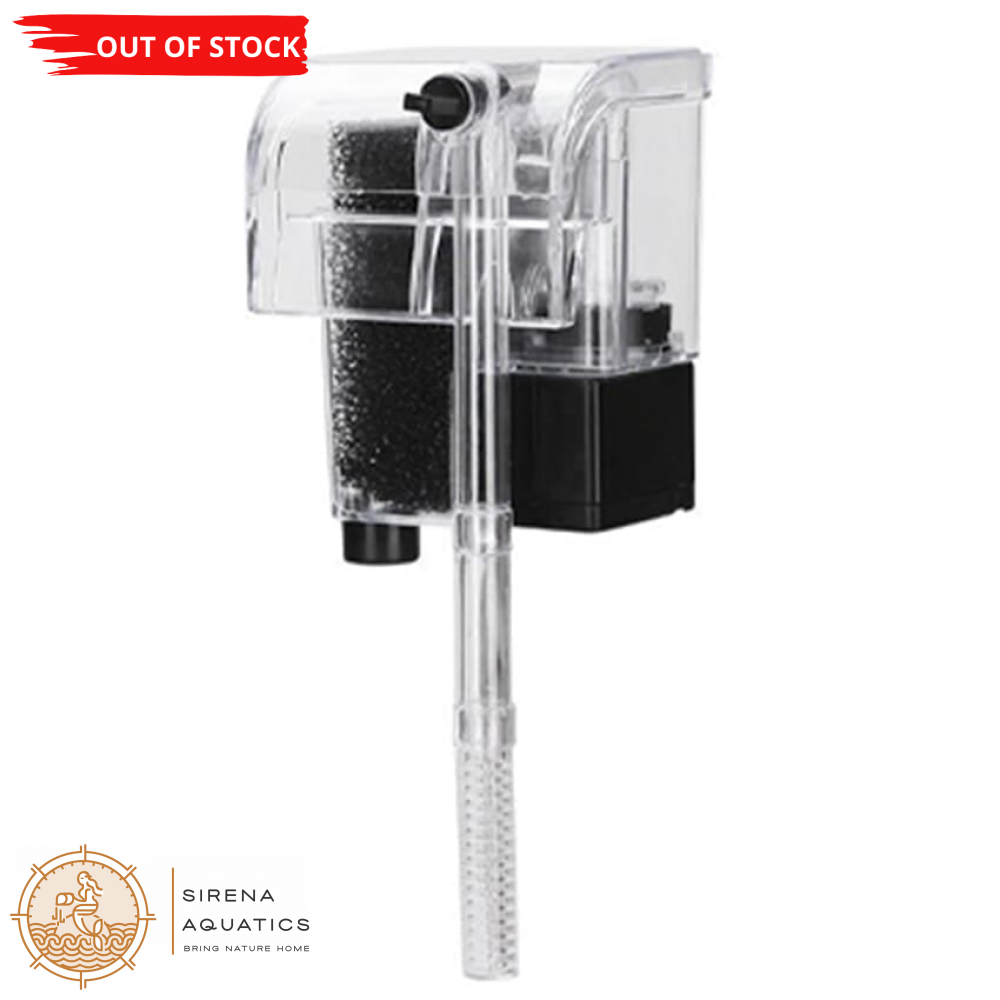 Quanlong Mini Hang-On Filter 3.5W 380L/H - For Crystal Clear Nano Tanks (Ql-609) Filters And Media