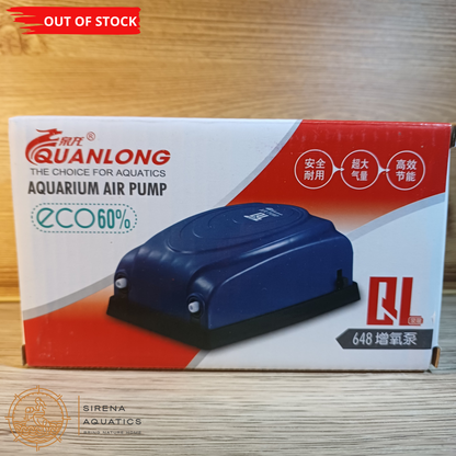 Quanlong Silent Air Pump - Energy Efficient Low Noise Long Lifespan Large Oxygen Output For All