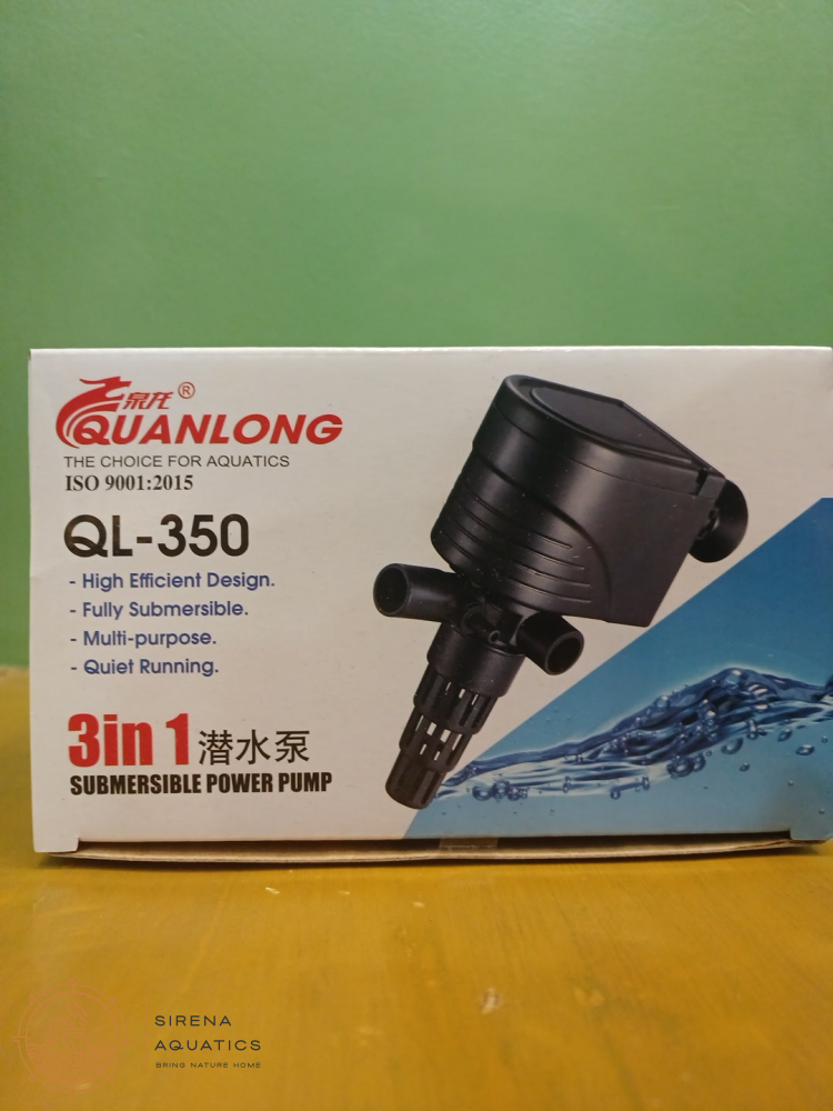 Quanlong 3 - In - 1 Submersible Aquarium Water Pump - Powerful And Versatile Ql - 350 1400 L/H