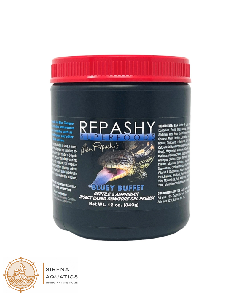 Repashy Bluey Buffet - Premium Insect-Based Gel Food For Reptiles & Amphibians Complete Nutrition!