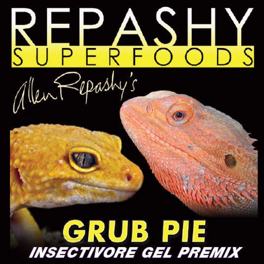 Repashy Grub Pie Reptile - Nutrient-Packed Meal Replacement For Happy Healthy Insectivores! Food
