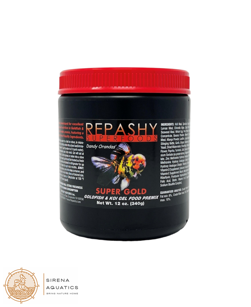 Repashy Supergold Gel Food Premix For Goldfish & Koi - Superior Nutrition Easy Prep! 340G Fish