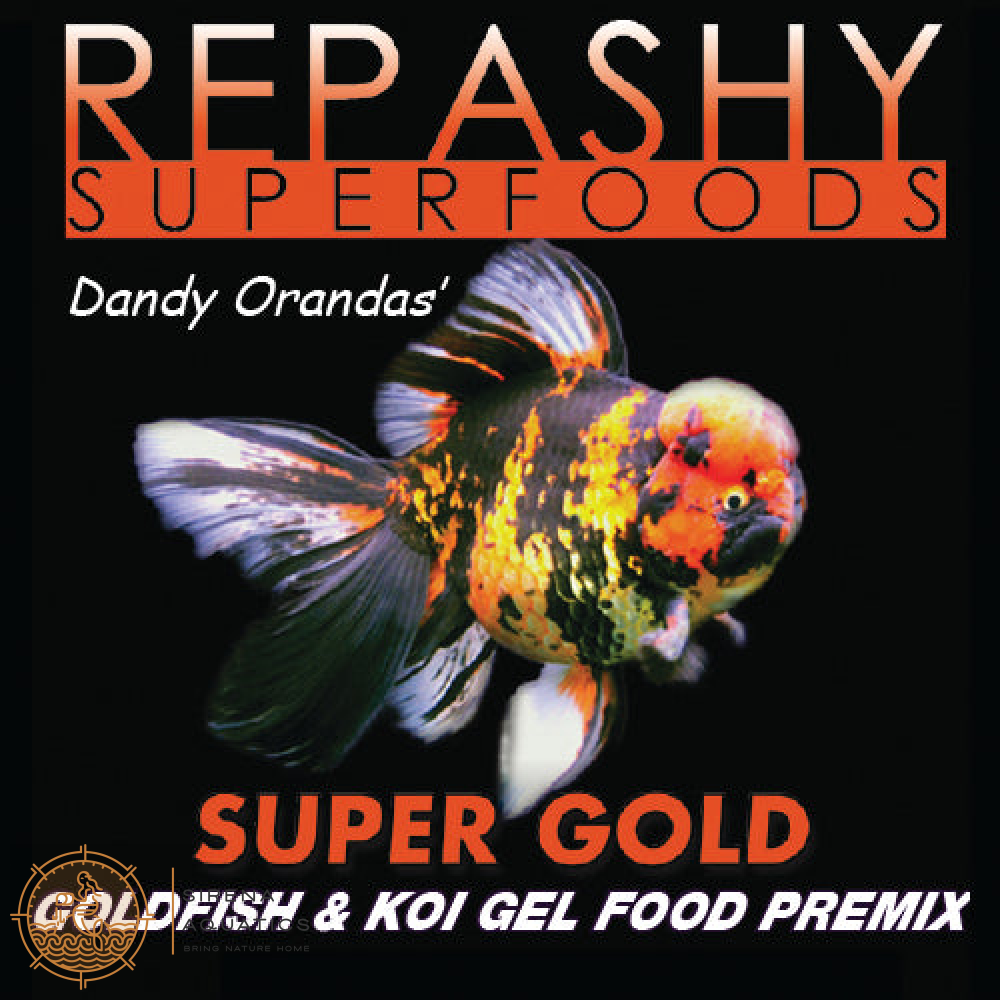 Repashy Supergold Gel Food Premix For Goldfish & Koi - Superior Nutrition Easy Prep! Fish