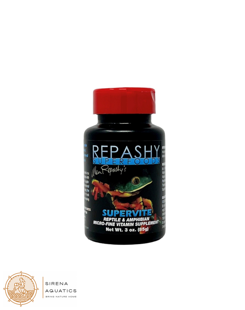 Repashy Supervite: Ultimate Calcium Supplement For Vibrant Healthy Reptiles & Amphibians! 3Oz