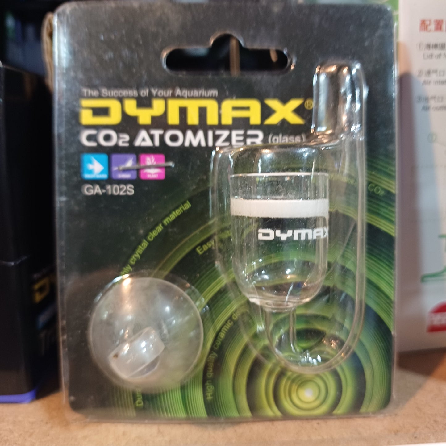 Dymax Glass Atomizer Ga102S - Premium Co2 Diffuser For Aquariums