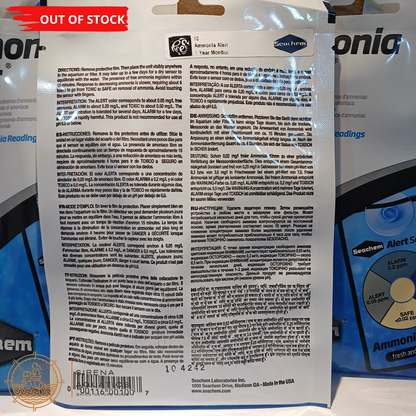 Seachem Ammonia Alert Aquarium Water Testing